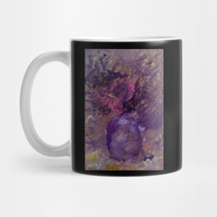 Violet Vase with Orchids Mug